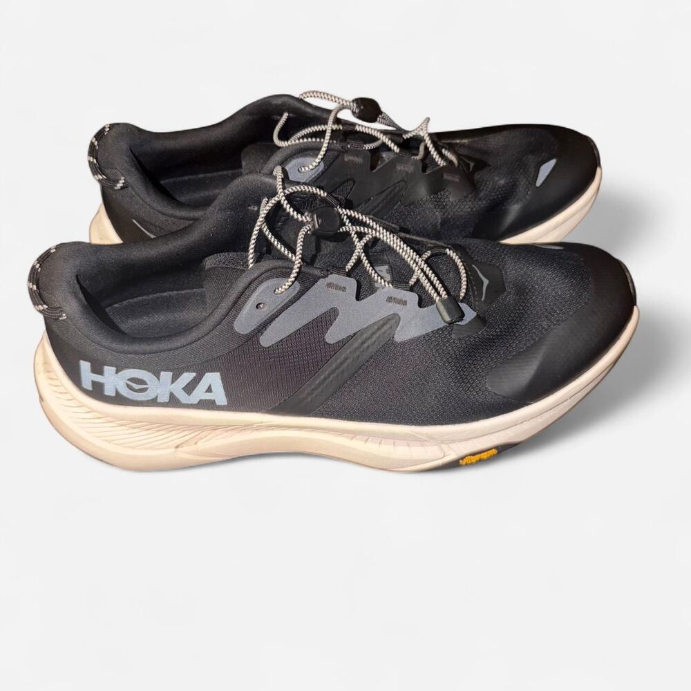Hoka-one-one Men's Black and Grey Trainers